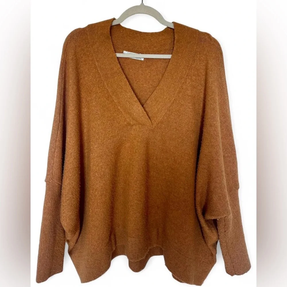Anthropologie Marigold V-Neck Sweater – Size Large - Picture 3 of 7